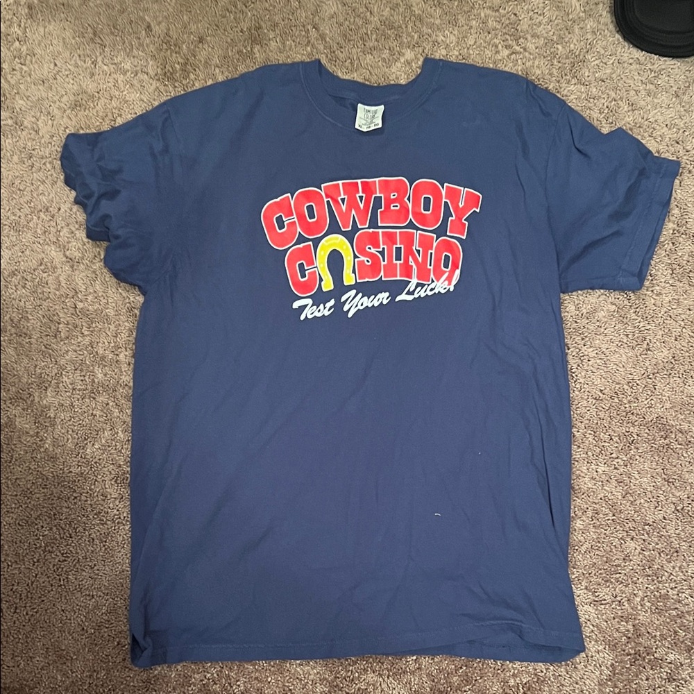 Blue Cowboy Casino T Shirt from RIFFRAFF
